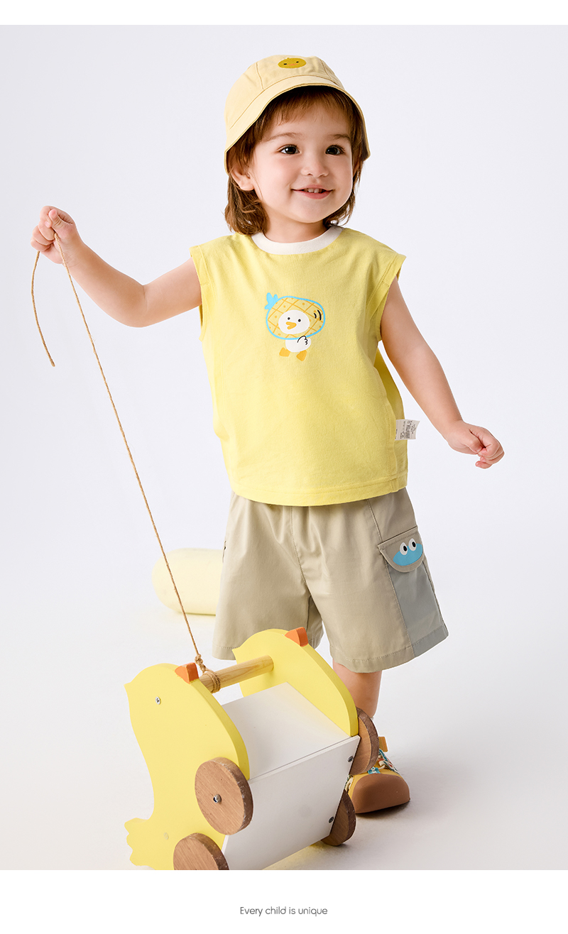 balabala Baby T Shirt Children Top Girl Clothing Boy Short Sleeve 2025 New Spring Summer Sweet Trendy · v7