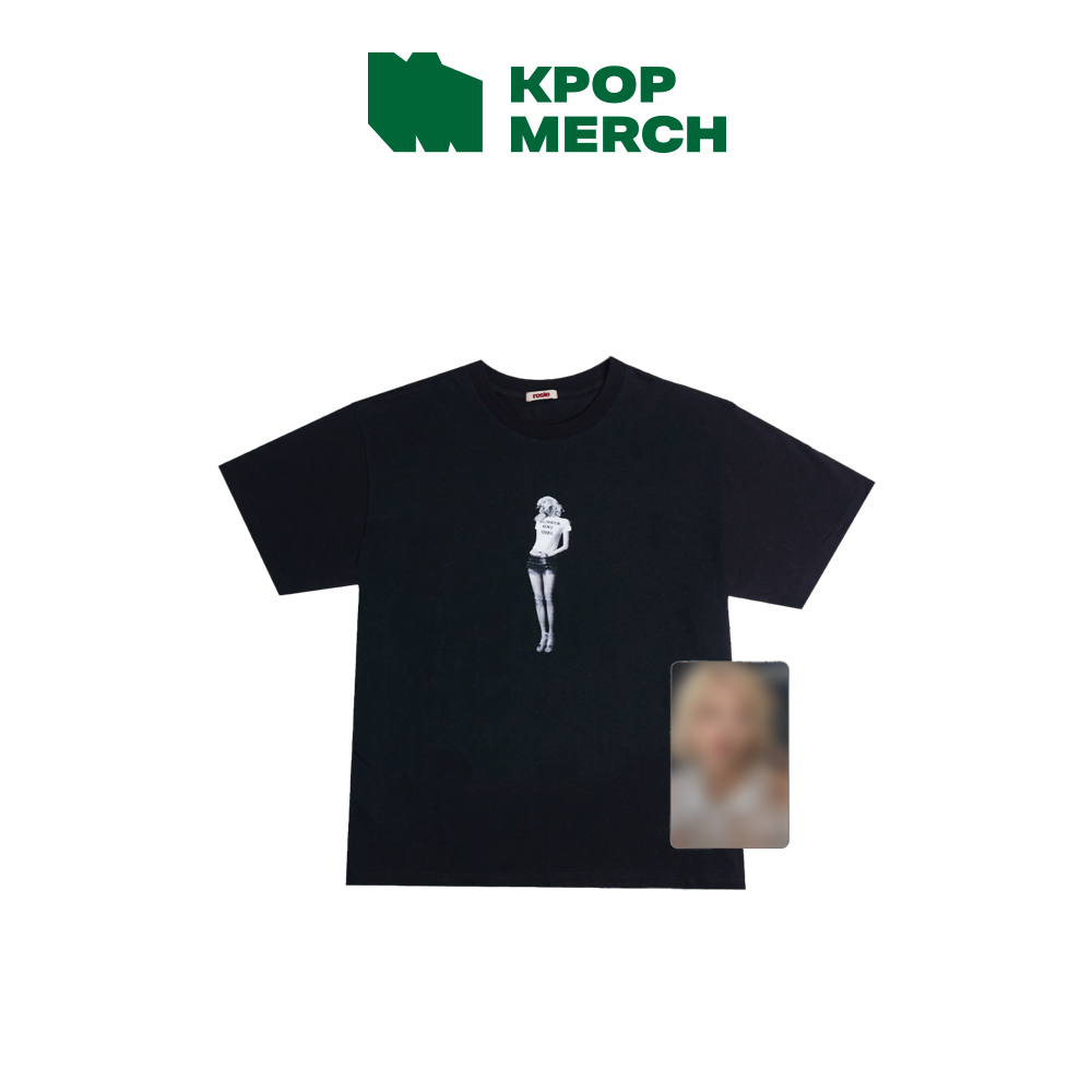 ROSÉ - [ ROSIE ] ROSIE BLACK T-SHIRT ราคา 5,159 บาท*ส่งฟรี