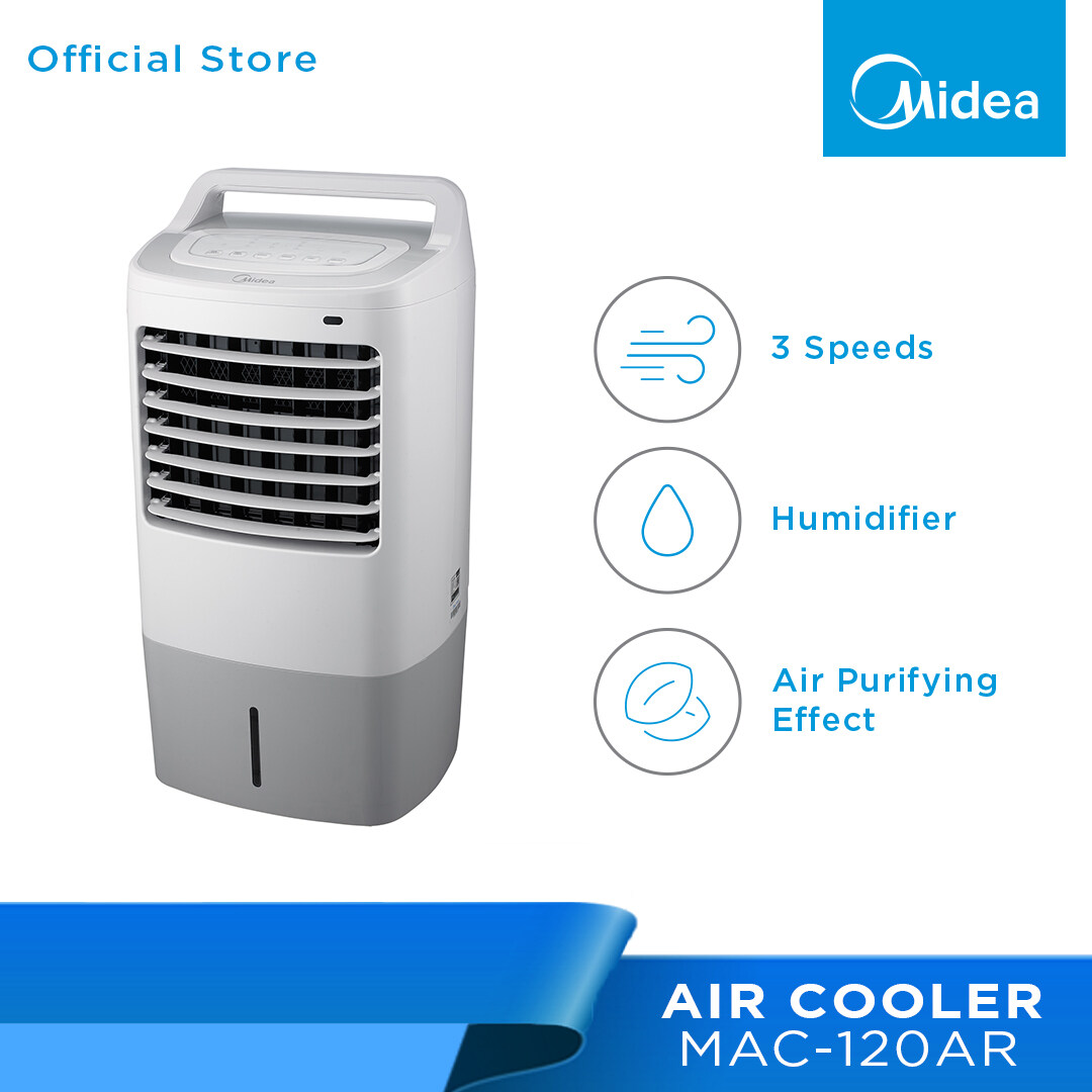 cara guna midea air cooler