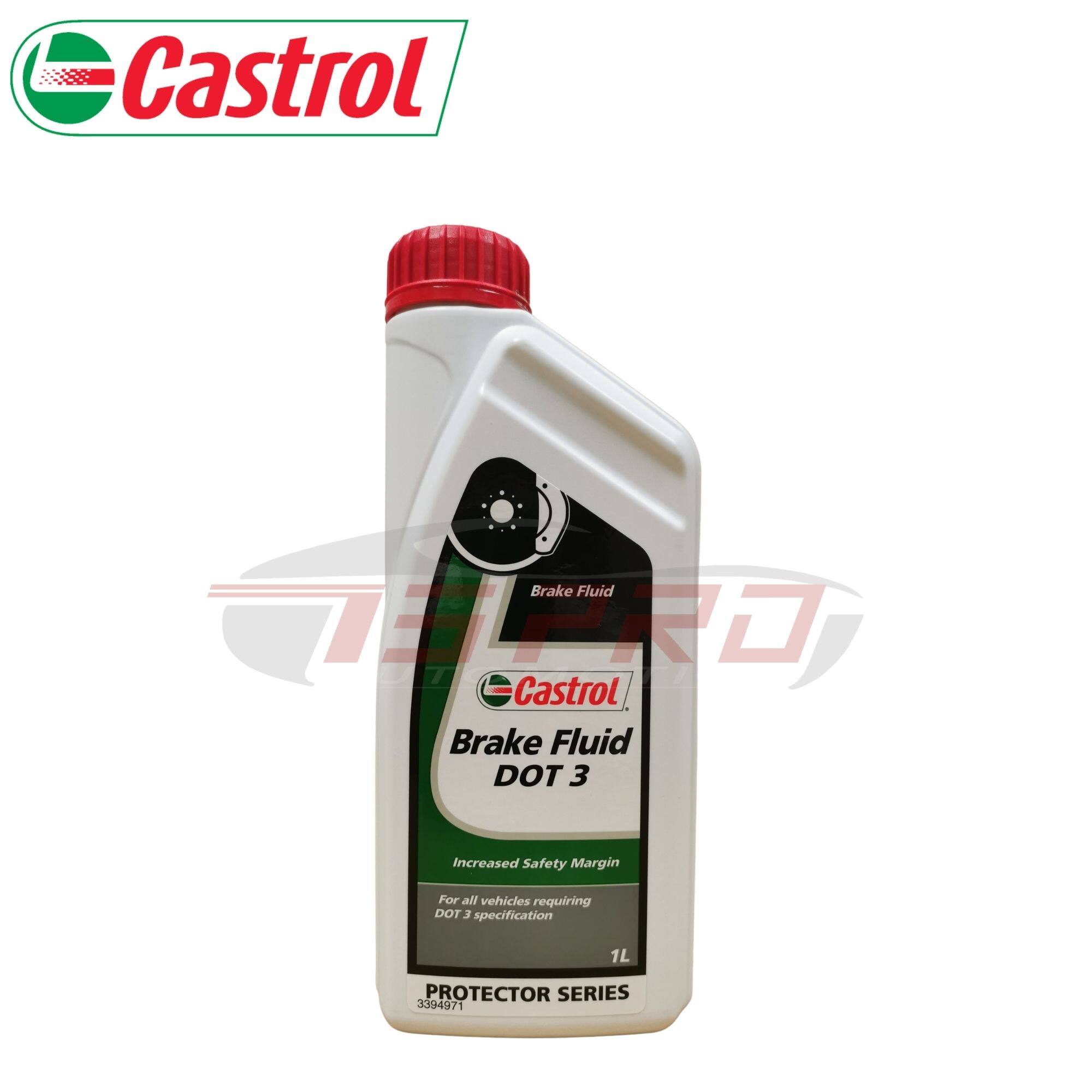 Castrol Dot 3 Brake Fluid White Transparent Colour Clutch Fluid 1L For