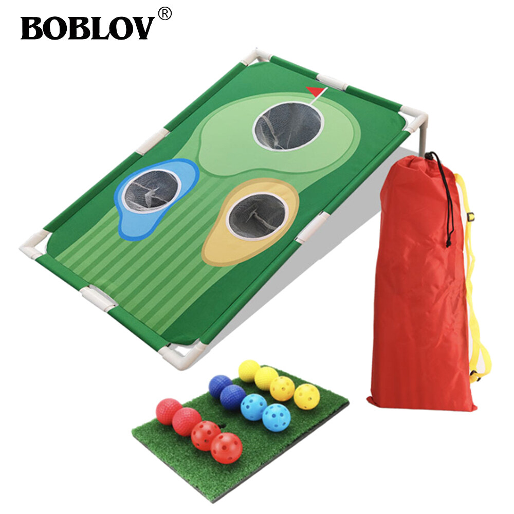 Boblov Backyard Golf Game Golfing Chipping Net With Storage Bag Golf Swing Practice Set Portable Indoor Outdoor Training Aids Equipment Lazada