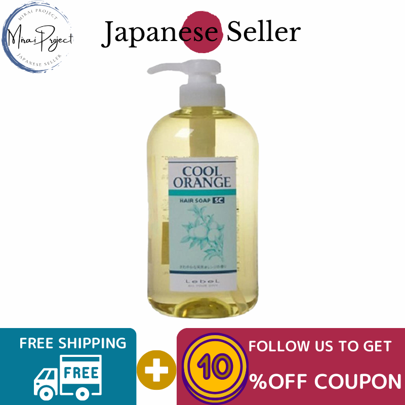 Gambar [Direct from Japan] Lebel Cool Orange Hair Soap Shampoo SC Super Cool for oily to normal hair 600ml