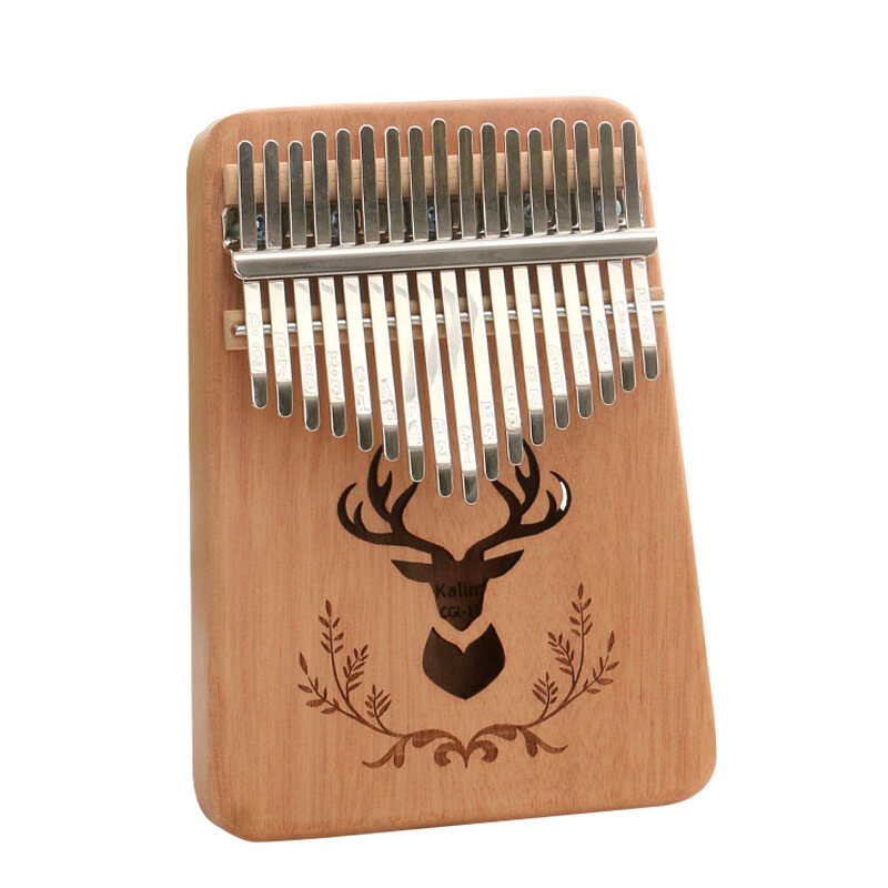 Thumb piano Kalimba Kalimba beginner finger piano portable 17-tone mahogany finger piano instrument [Ready Stock] Harga  68 Ringgit*Penghantaran Percuma