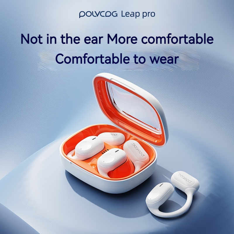 POLVCDG Earphone Bluetooth Original Sport Earbuds Bone Conduction Earphone running Support Ios And Android Wireless Earbuds High Quality Sound