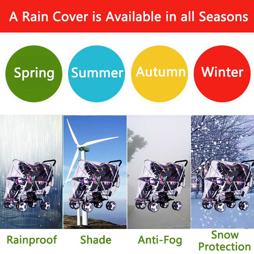 double stroller weather shield