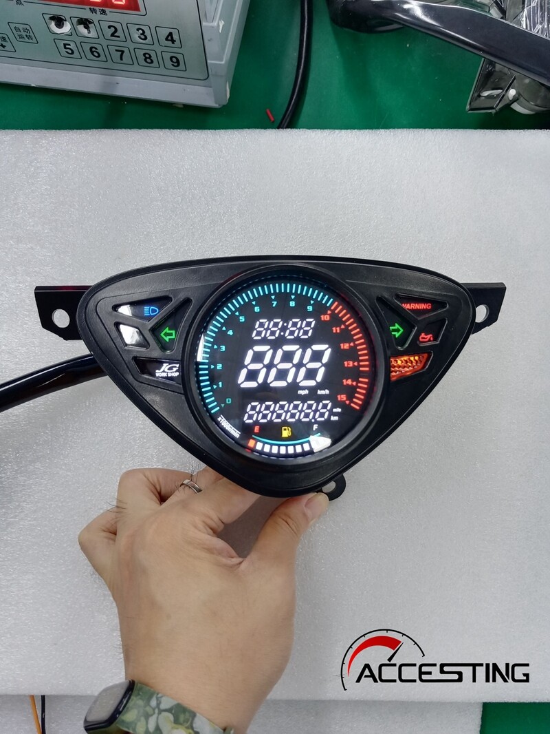 NEW LCD Motorcycle Bike Meter LED Speedometer Digital Odometer for Mio 100 MIO SPORTY ราคา 655 บาท*ส่งฟรี