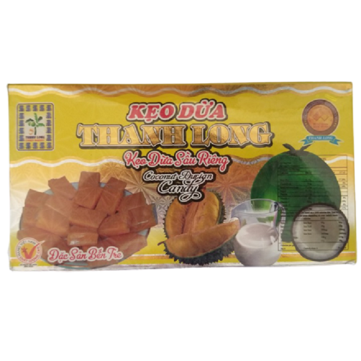 Kẹo dừa sầu riêng hiệu Thanh Long - đặc sản Bến Tre (300g) 3