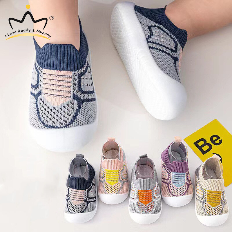 Baby Boys Girls Woven Breathable Sneakers Hollow Out Light Weight Flat