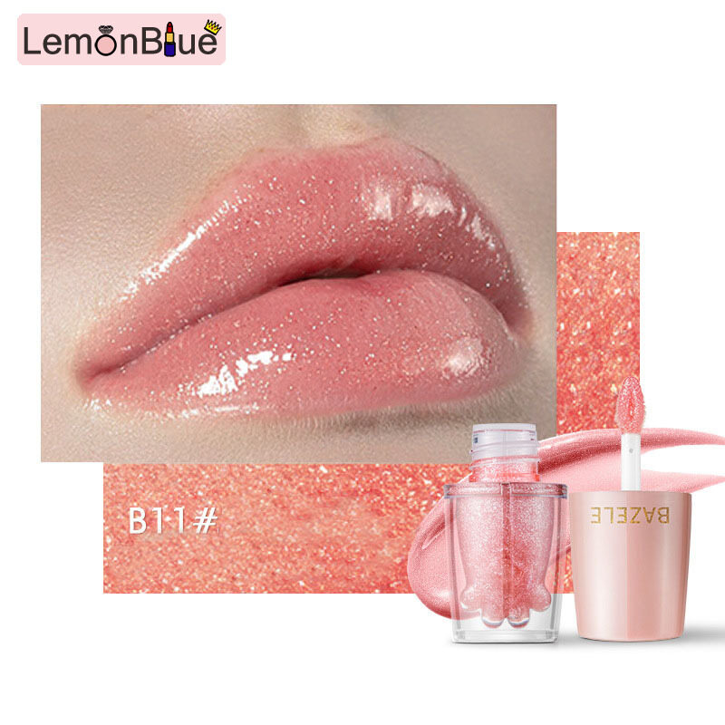 Gambar LemonBlue Mirror Lip Gloss Non Marking Jelly Lip Glaze with Cute Cat Paw Design Liquid Mirror Lip Gloss Moisturizing Lip Cosmetics Non Marking Jelly Lip Glaze with Cute Cat Paw Design Liquid Lipstick Oil