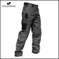 FUGUINIAO Tactical Cargo Pants for Men Hiking Cargo Pants Mens Outdoor Work Wear Tactical elastic pants