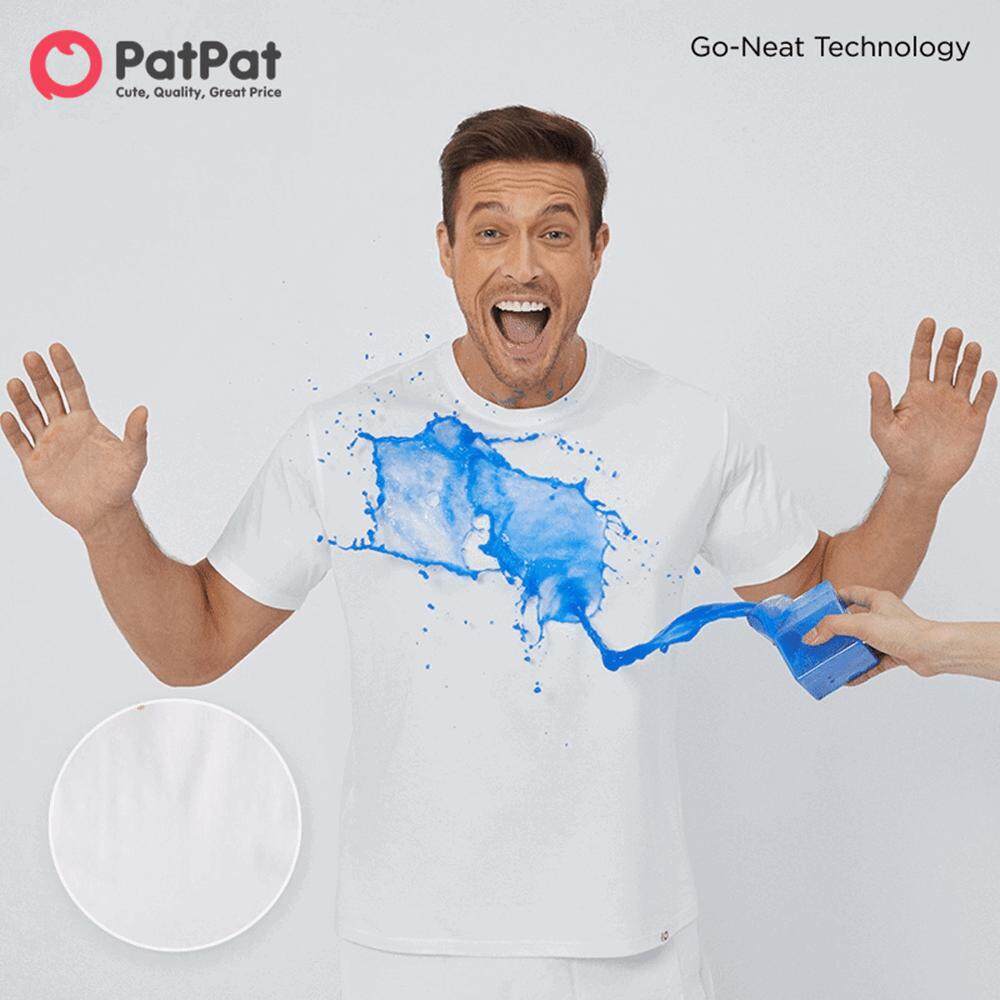 PatPat Go-Neat Water Repellent and Stain Resistant Family Matching Solid