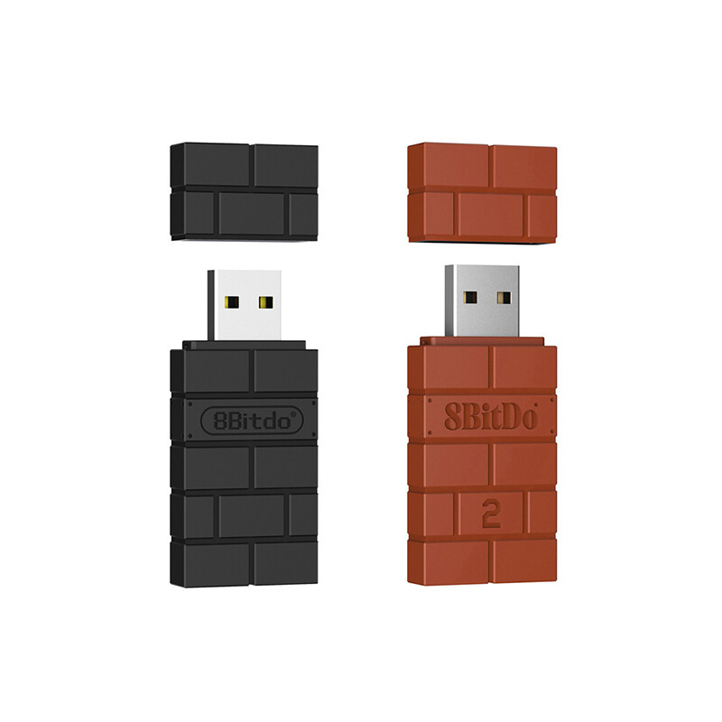 Bộ chuyển đổi USB không dây Bluetooth 8bitdo 2 cho Bộ điều khiển joycon PC Raspberry Pi Bộ chuyển đổi Nintendo boong hơi hỗ trợ ps5 Xbox joycon