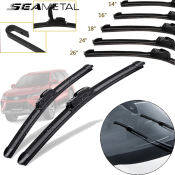 SEAMETAL Banana Type Universal Car Wiper Blades, High Quality