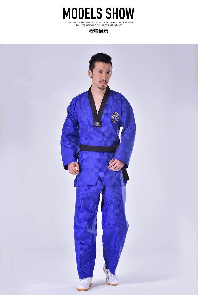 đồ võ Taekwondo Dobok xanh dương - ảnh 3