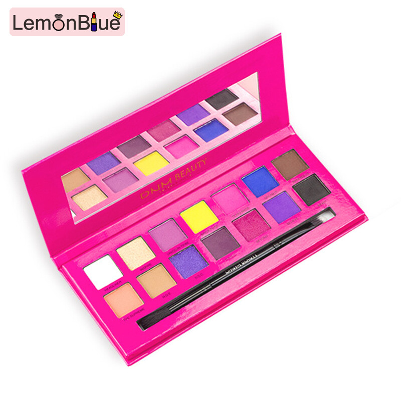 Gambar LemonBlue Eyeshadow Palette High Pigmented Matte and Shimmer Colourful Eyeshadow Palette Eyeshadow Palette High Pigmented Matte and Shimmer Colourful Eyeshadow Palette High Pigmented Colourful For Girl Women