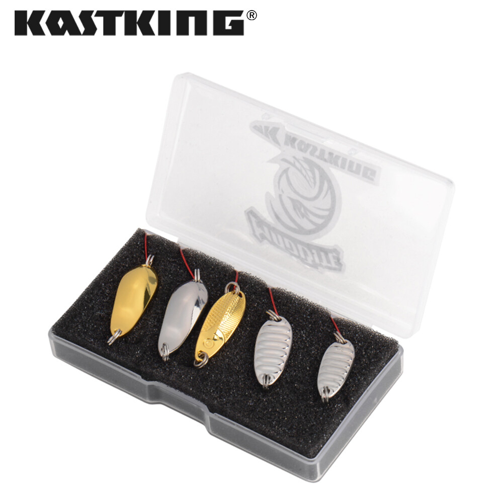 KastKing 5PCS Bait Lure Set Bionic Sequined Lure Bait Small Sequined
