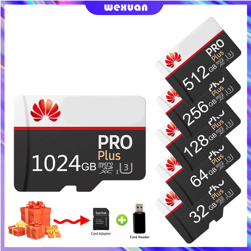 Huawel 100 mb/giây class 10 thẻ nhớ micro sd 16/gb/32gb/64gb/128gb/256gb/512gb/1024gb thẻ micro sd tf