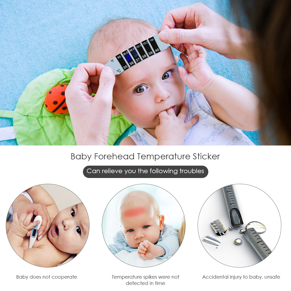 stick on thermometer for kids