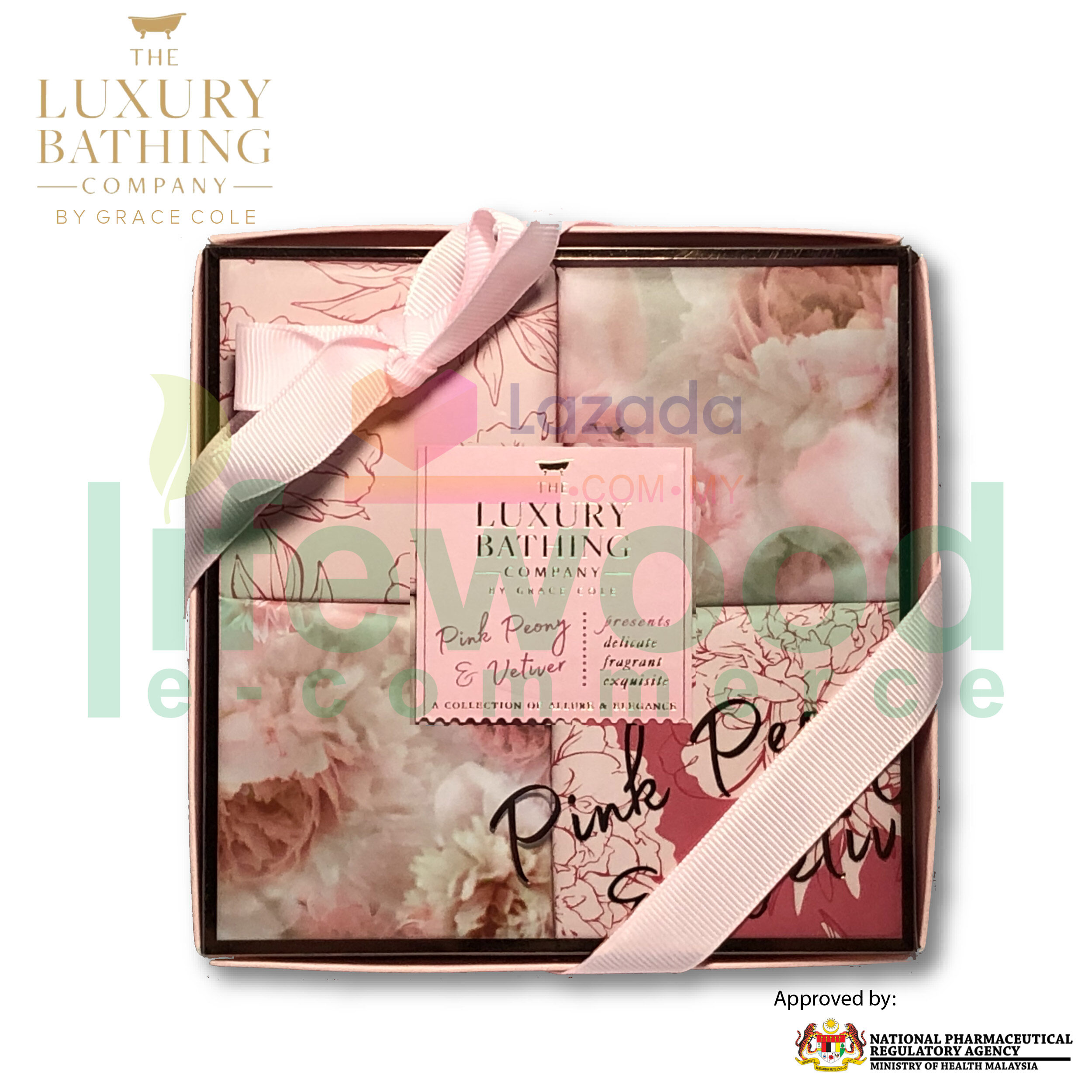 Gambar THE LUXURY BATHING COMPANY Sweet Treats 4 x Individually Wrapped 100g Soaps