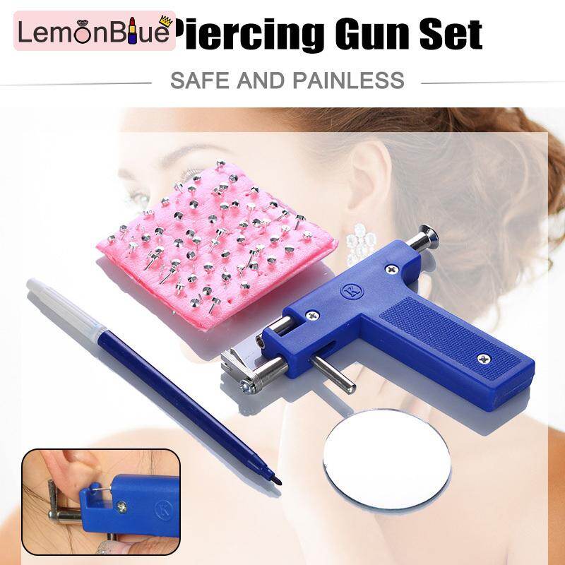 Gambar LemonBlue Safety Ear Piercing Tool Kit for Ear Nose Lip Safety with Earring Studs