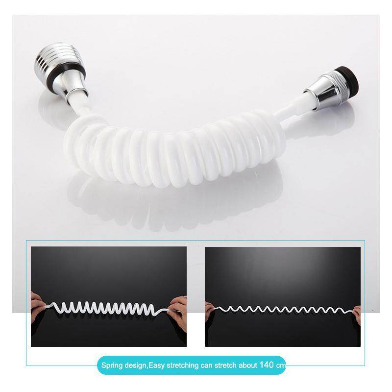 Aolvo Long Hose Shrinkable Home Kitchen Faucet Splash Head