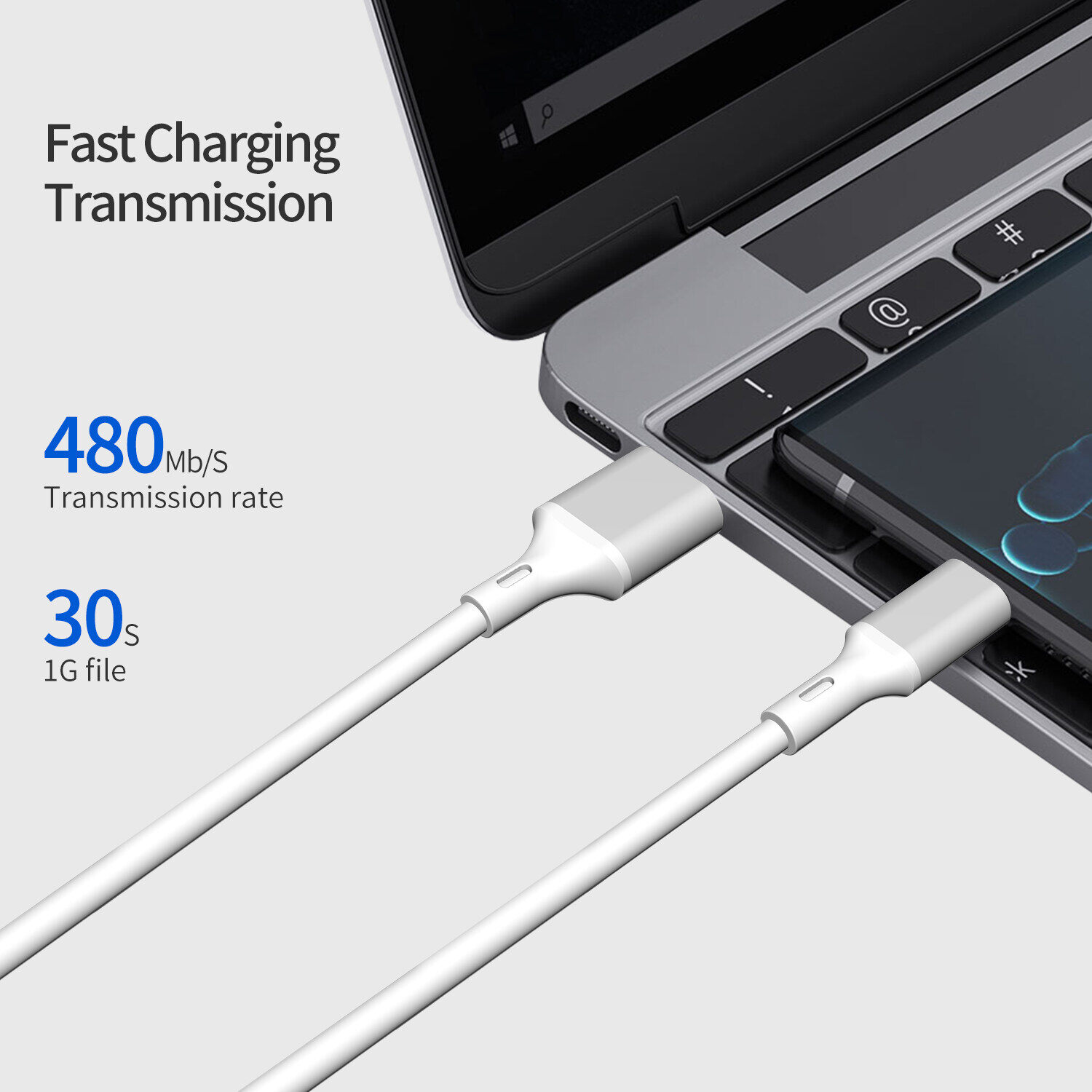 Cavo usb-c a ricarica rapida per smartphone samsung e moto_voghion.com