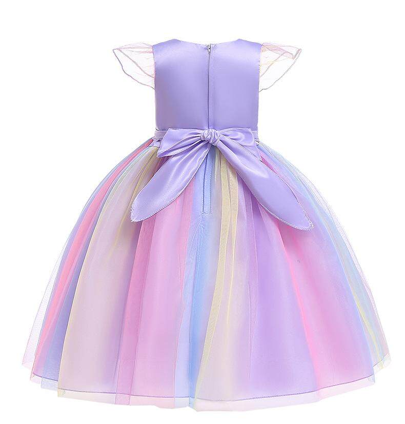  2019  Unicorn Baju  Pesta Anak  Gaun  untuk Gadis Gaun  Anak  