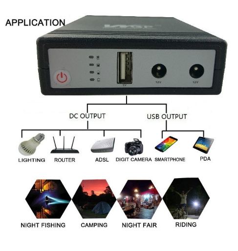 WGP for wifi router power backup (5+12+12 Volts 3 Output) 8800mAh 5 WGP for wifi router power backup (5+12+12 Volts 3 Output) 8800mAh - WGP for wifi router power backup (5+12+12 Volts 3 Output) 8800mAh buy online Bangladesh Gadget Corner