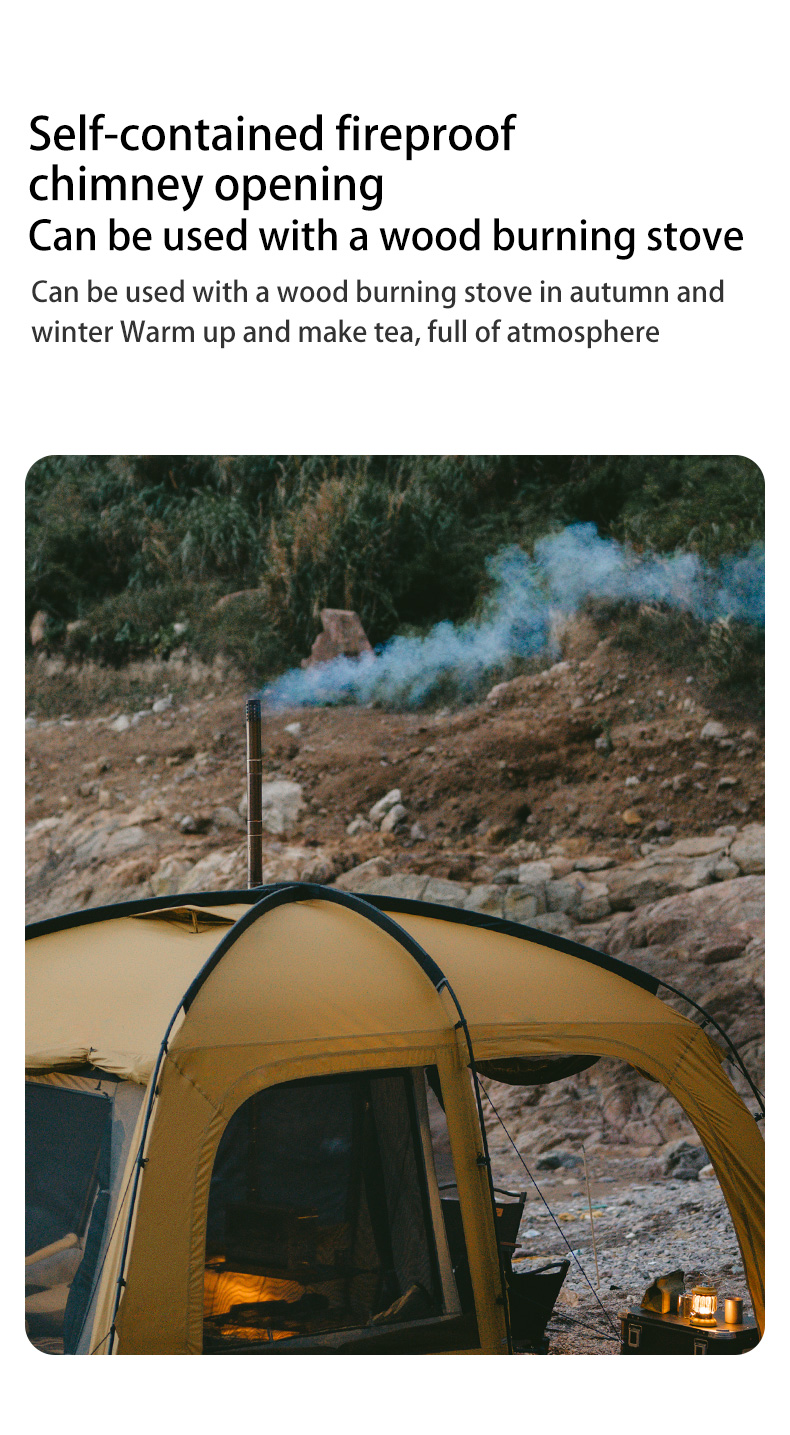 Naturehike outdoor camping dune 10.9 tent one bedroom one living room large space 4-6 person family tent · v35