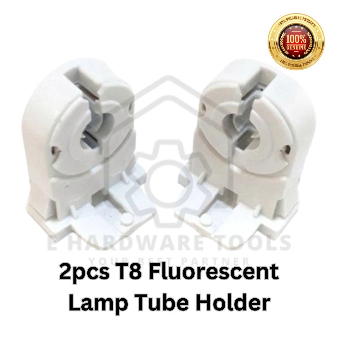 thumbnail image 2 of 10x Uxcell G13 T8 Fluorescent Lamp Holders - AC 500V 2A, White/Black Base Sockets 2 of 4