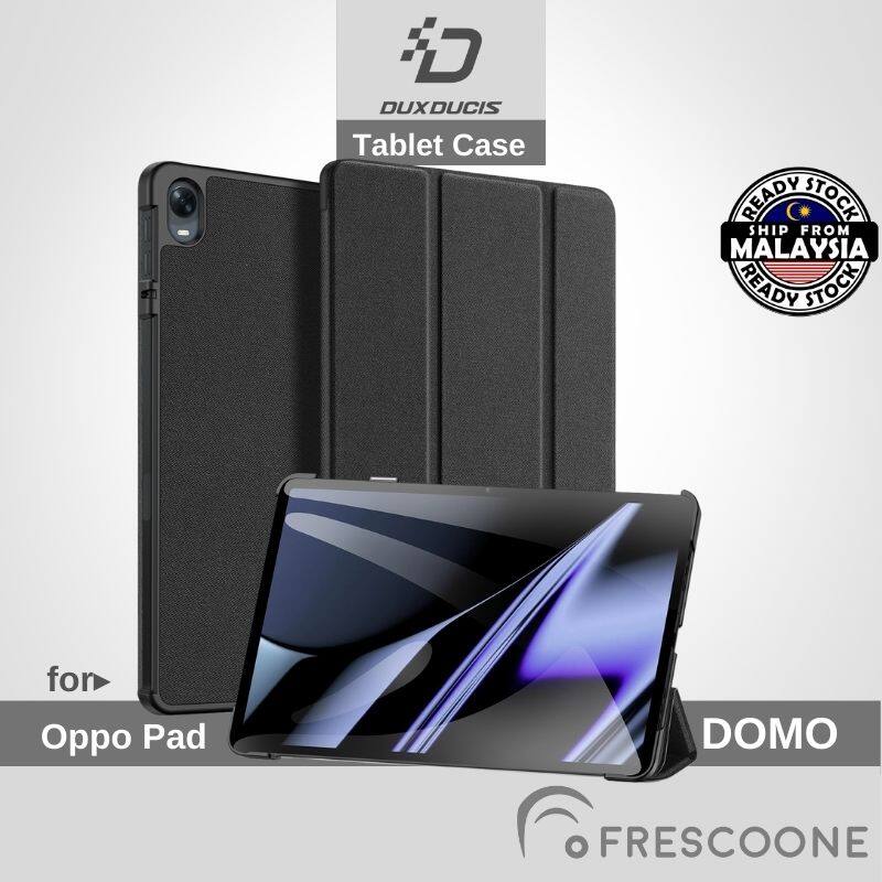 Kepuch Custodia In Pelle PU Per Oppo Pad Air 2022 10.36'' – Cover Sottile Con Cinturino E Chiusura Magnetica, Nero