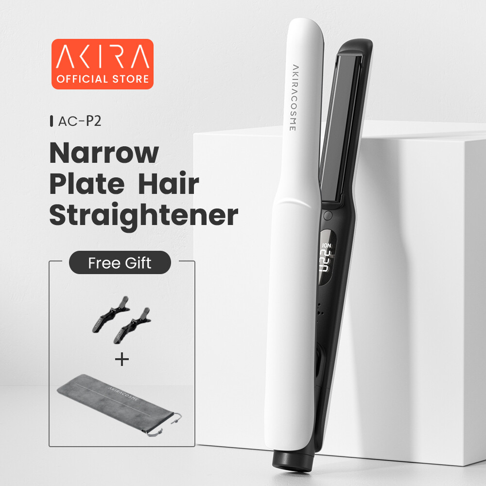 Nhật Bản Akira Máy ép tóc 3.0 Phiên Bản Hẹp Tấm ion âm Curler Thẳng Máy ép tóc kim loại Thẳng tóc xoăn dụng cụ tạo kiểu Sưởi ấm nhanh Cho Người Đàn Ông Cậu Bé