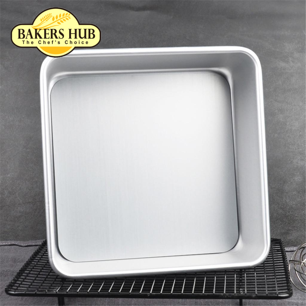 Deep Square Baking Tray Chiffon Cake Anode Removable Bottom Loose Base 6 8 Inch Lazada