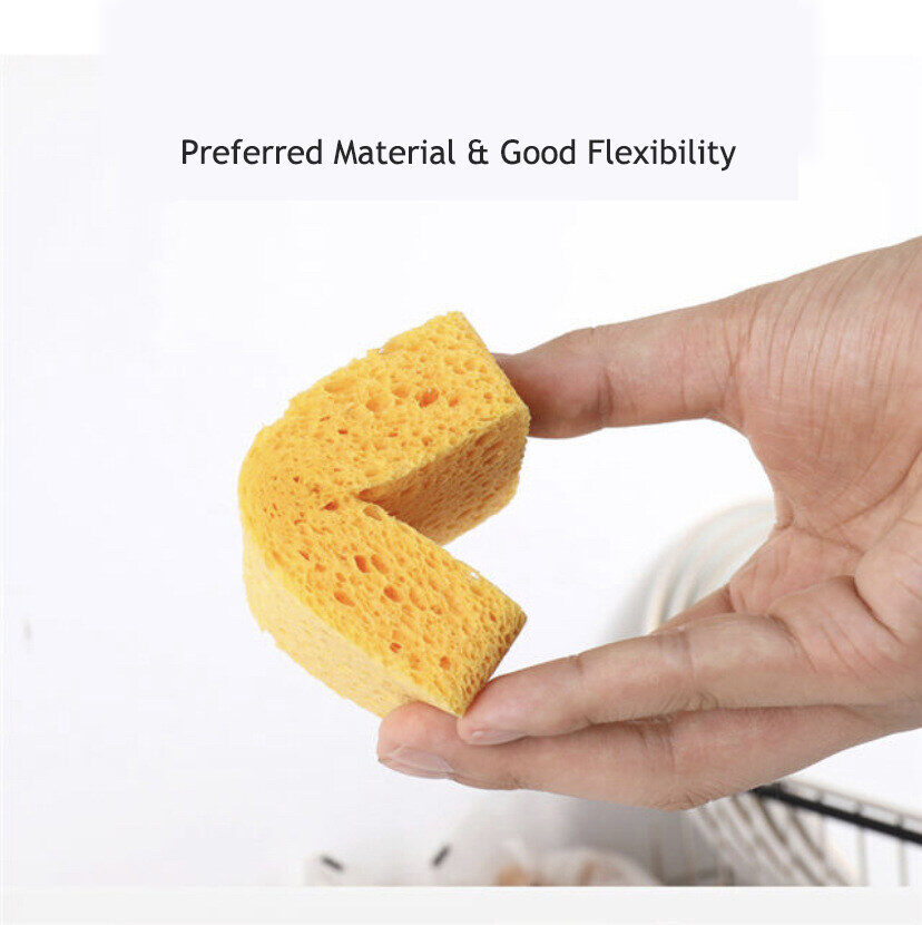 Miếng Bọt Biển Cotton Dạng Bột Gỗ Tầm Nhìn Miếng Bọt Biển Lau Rửa Chén Miếng Bọt Biển Lau Ma Thuật Nồi Lau Nhà Bếp Dụng Cụ Khử Nhiễm Và Thấm Nước Vải Làm Sạch