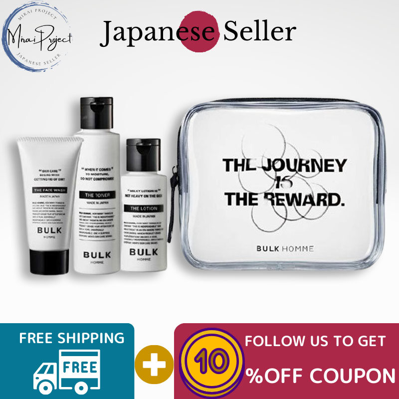 Gambar [Direct from Japan] BULK HOMME THE TRAVEL SET FOR FACE CARE skincare set for 5 days