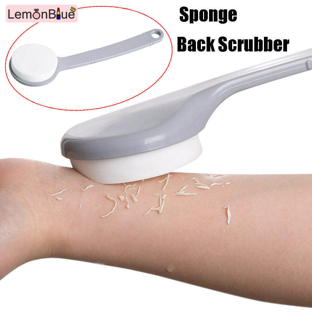 Gambar LemonBlue KANBAZ High Quality Rubbing Back Mud Exfoliating Long Handle Back Scrubber Bath Sponge Shower Brush Bathing Tools