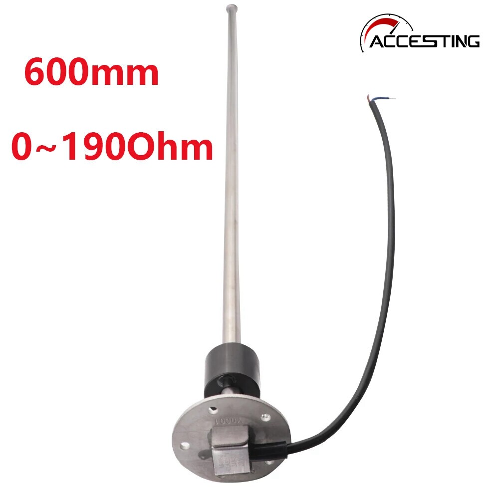 Cảm biến mức nhiên liệu cảm biến 600mm cảm biến mức nhiên liệu & nước 0-190 ohm cho xe máy thuyền ô tô
