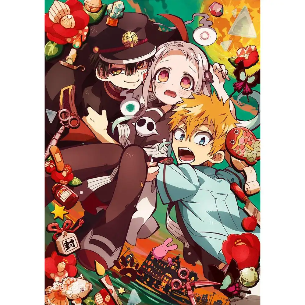 Japanese Anime Toilet Bound Hanako Kun Jibaku Shounen Wall Scroll Mural Poster Wall Hanging Poster Otaku Home Decor Collection In Painting Andamp Lazada Ph lazada philippines