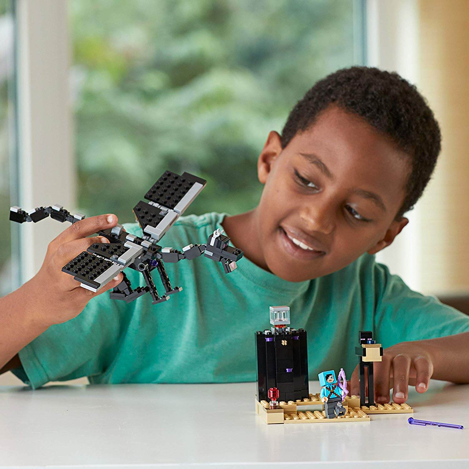 Original Lego Minecraft The End Battle Ender Dragon Building Set Includes Dragon Knife And Doomsday Toy Figure 222 Pieces Genuine Guarantee Lazada Ph