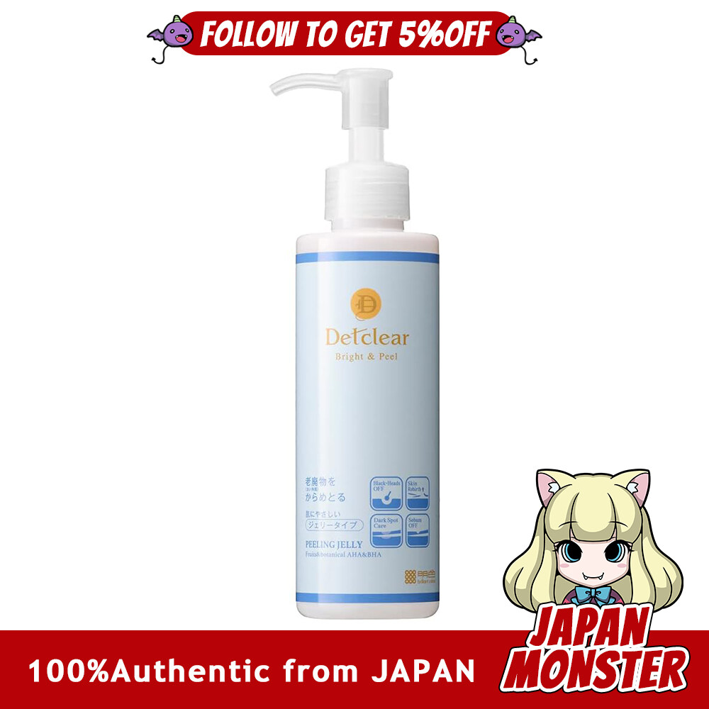 Meishoku Detclear Bright Peel Peeling Jelly Fragrance-free 180mL Made in Japan Exfoliating/Pore Care Japan