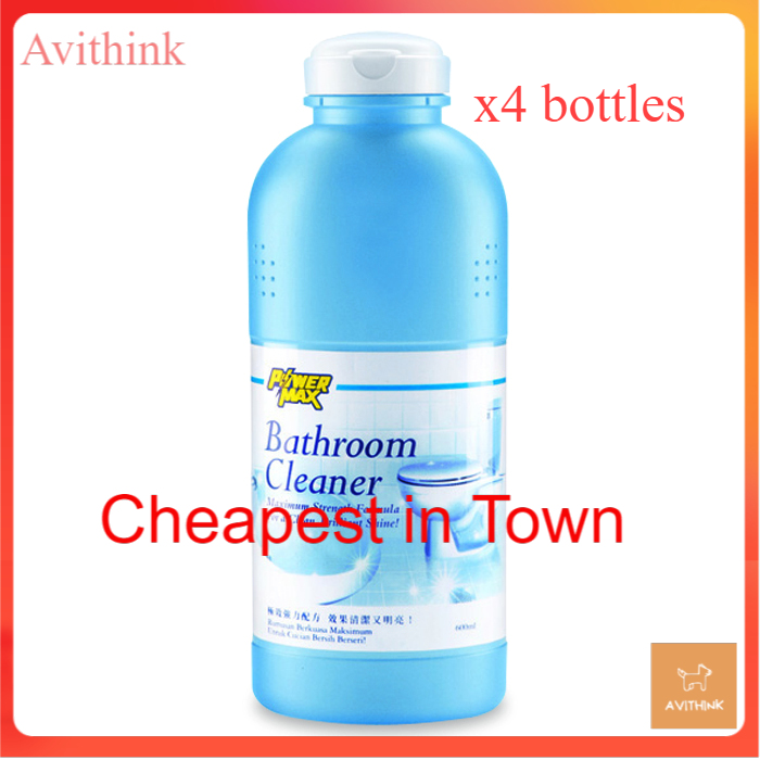 (x4 bottles) Powermax Bathroom Cleaner Harga  54 Ringgit*Penghantaran Percuma
