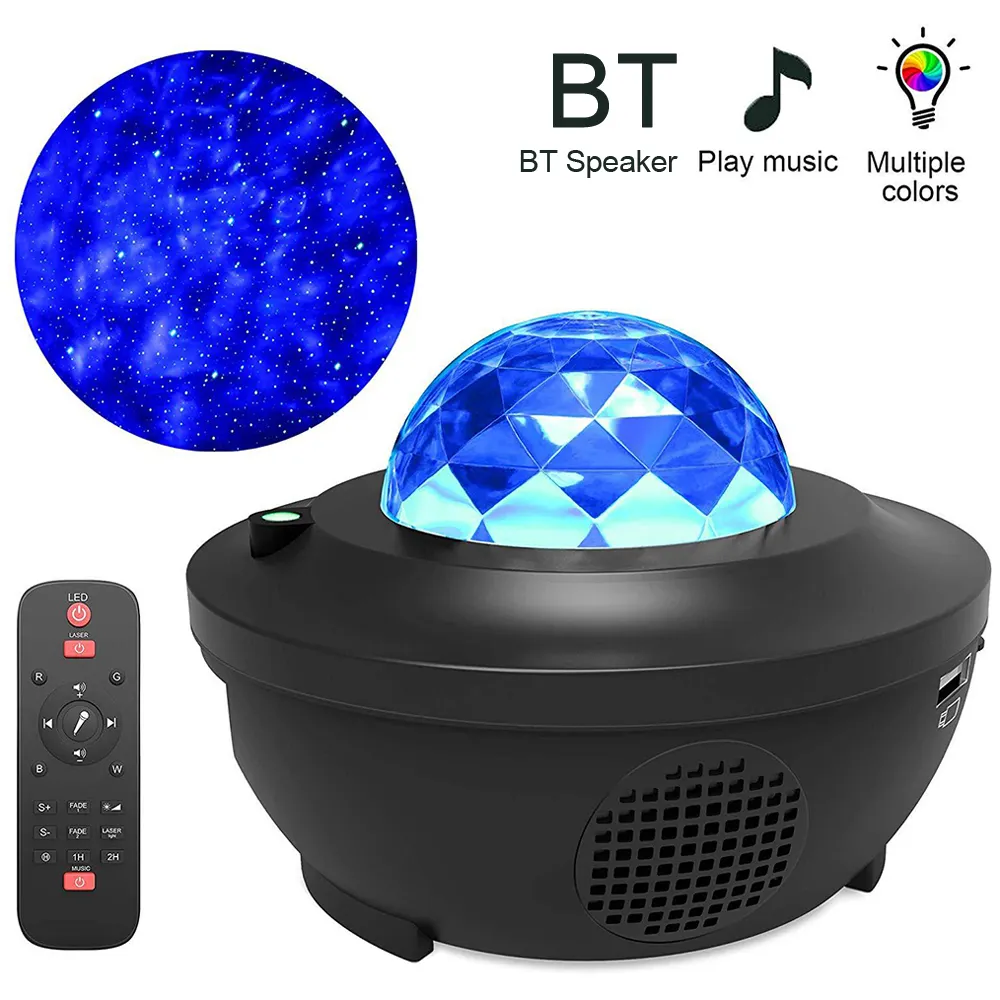 speaker with projector light
