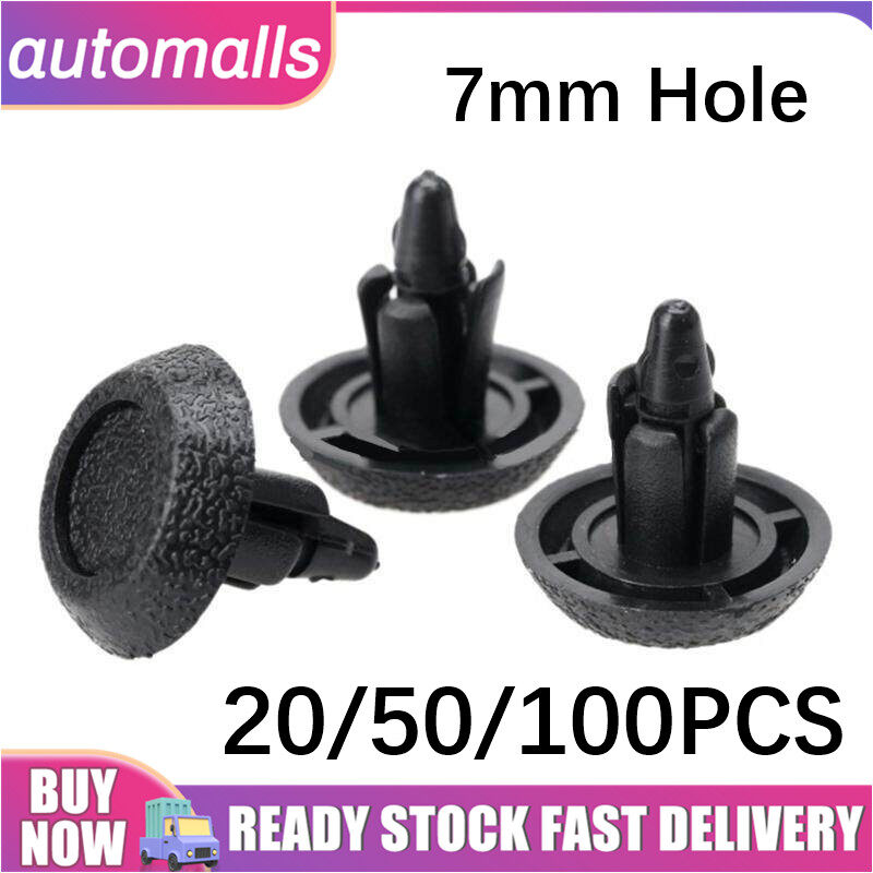 Mái lót xe Clips Auto Clip Landing Panels nhựa cho xe Thảm ốc vít 7 Mét lỗ đinh tán