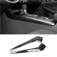 สำหรับ11th Honda Civic FE 2022 2023คาร์บอนไฟเบอร์อุปกรณ์ตกแต่งภายในการปรับเปลี่ยน/คอนโซลกลางแผงตกแต่งภายในที่ครอบ