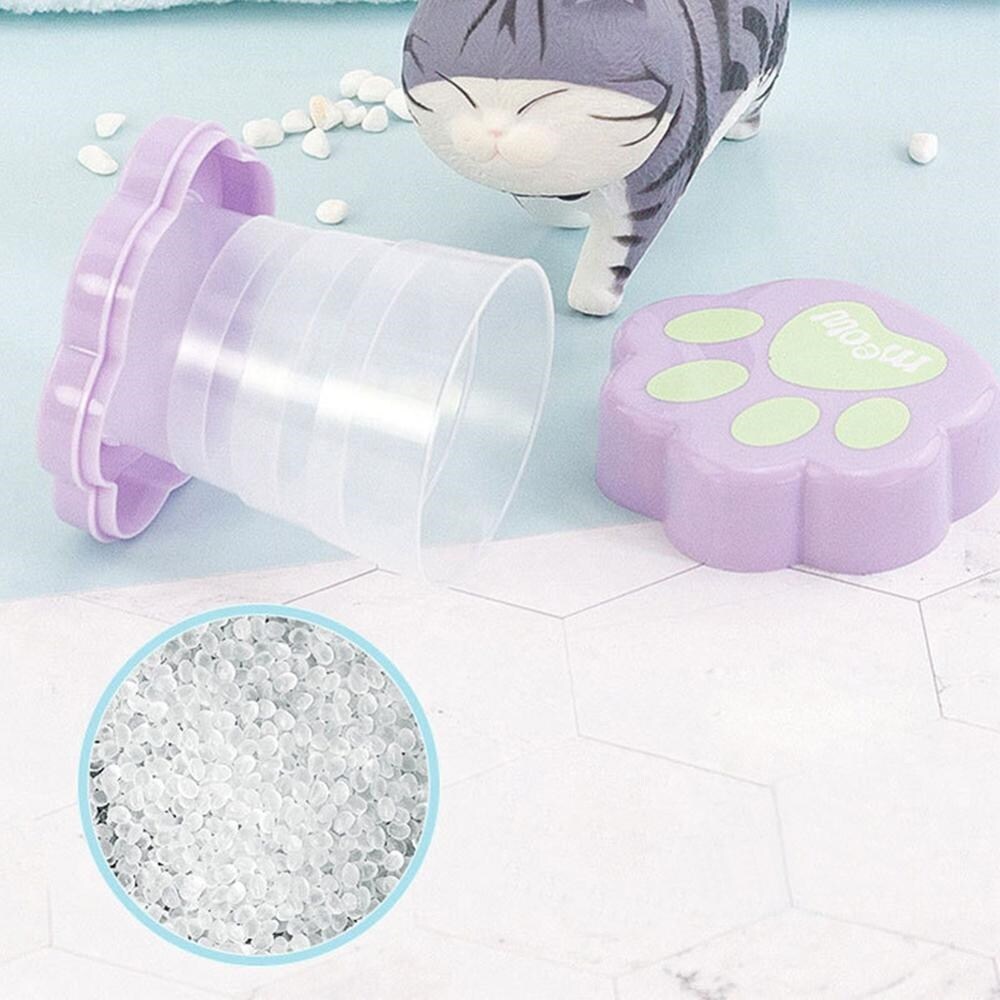 Gambar ?CW? Creative Retractable Folding Cup Collapsible Cat Claw Folding CupSilicone Climbing Milk JuiceCup Dropshipping