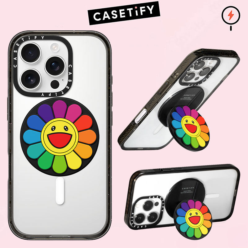 TAKASHI MURAKAMI x CASETiFY: FLOWERS BLOOM Snappy Mirror