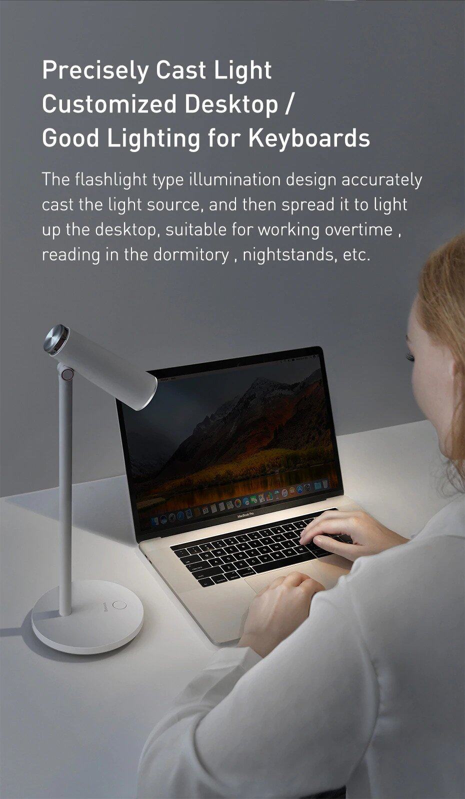 Baseus i-wok Stepless Dimmable Desk Lamp: Buy Online at Best Prices in  Bangladesh | Daraz.com.bd