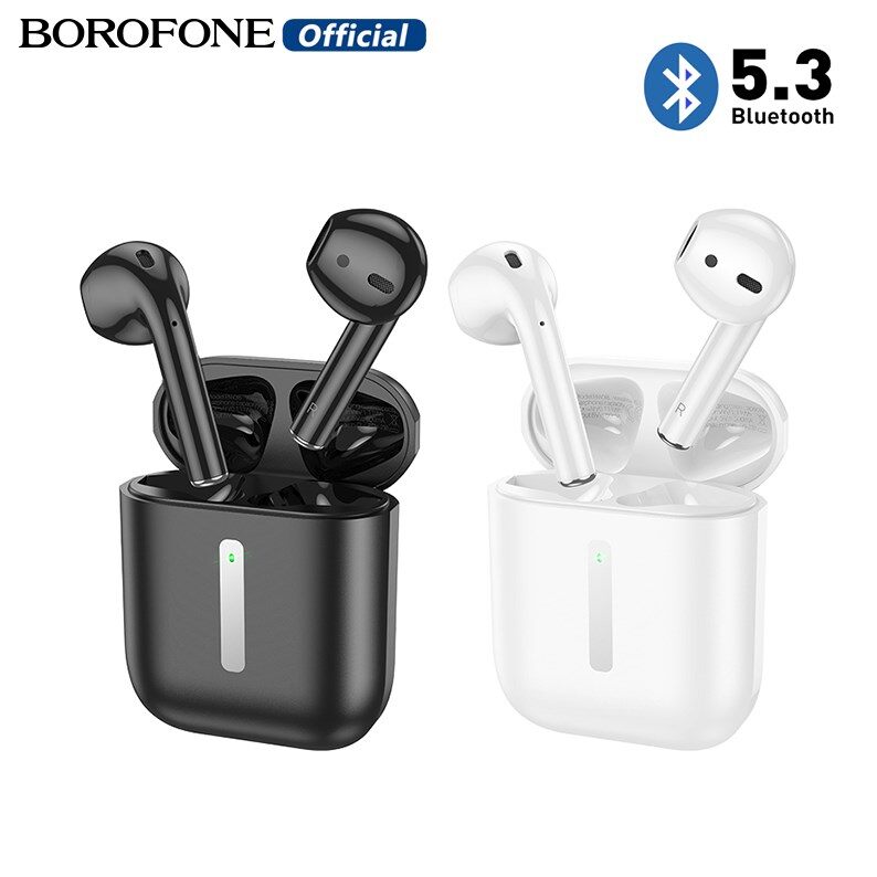 Borofone bw38 TWS đúng tai nghe Bluetooth Tai nghe không dây bt5.3 Tai nghe điều khiển bằng cảm ứng âm thanh nổi hifi thể thao Tai nghe kèm micro phổ quát cho tất cả điện thoại thông minh