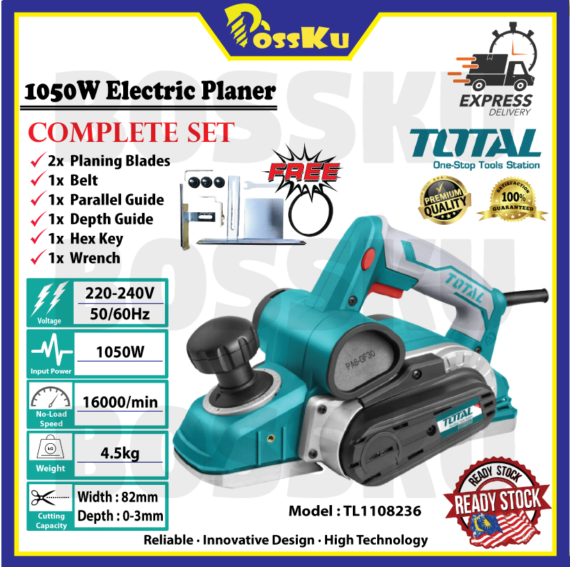 TOTAL Electric Planer 1050W TL1108236 