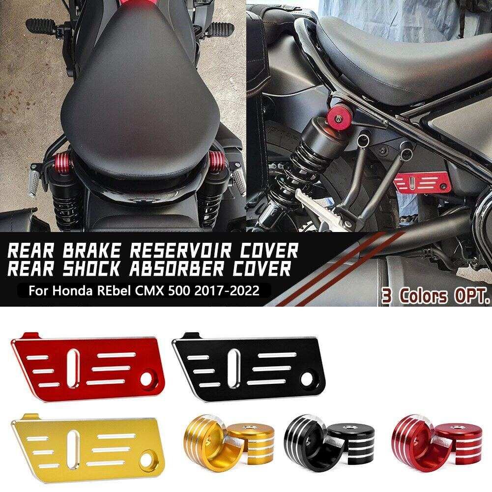 Allotmark phụ kiện xe máy cho honda rebel cmx 500 300 giảm xóc sau nắp trang trí & nắp bình chứa phanh bảo vệ cmx500 cmx300 2017 2018 2019 2020 2021 2022